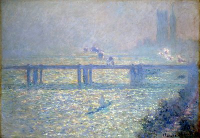 The Thames at Charing Cross Bridge, London, 1899 by Claude Monet